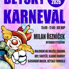DĚTSKÝ KARNEVAL 2026