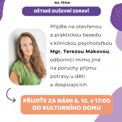 DĚTSKÉ DUŠEVNÍ ZDRAVÍ