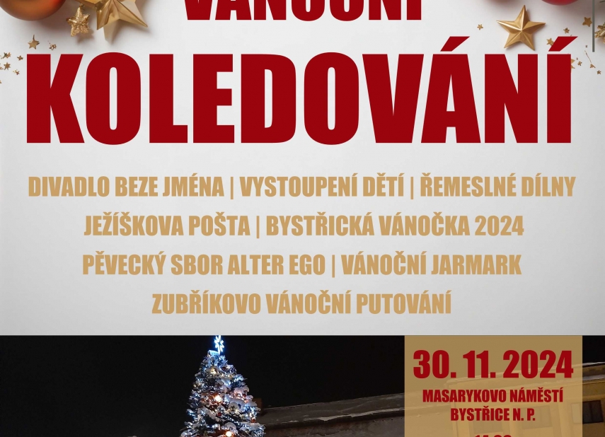 VÁNOČNÍ KOLEDOVÁNÍ 2024