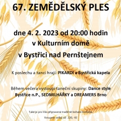 67. ZEMĚDĚLSKÝ PLES