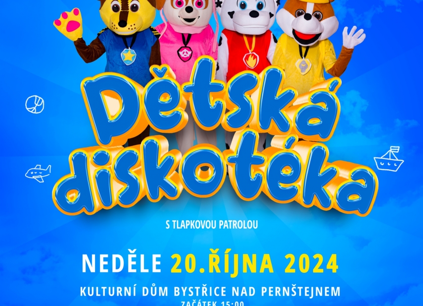 DISKOTÉKA S TLAPKOVOU PATROLOU