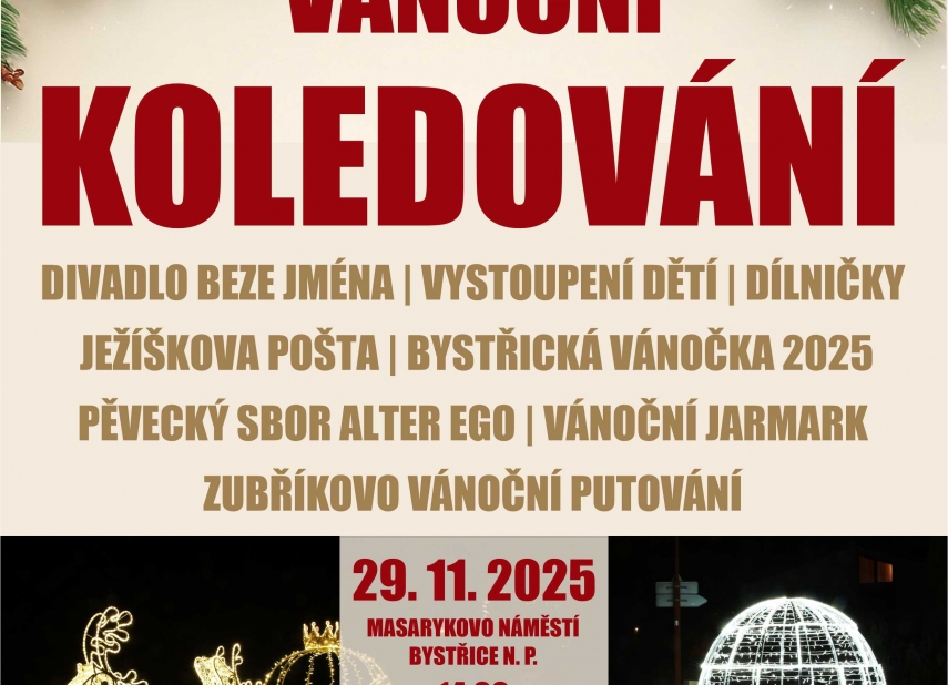 VÁNOČNÍ KOLEDOVÁNÍ 2025