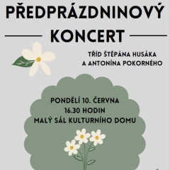 ZUŠ - PŘEDPRÁZDNINOVÝ KONCERT