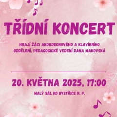 ZUŠ - TŘÍDNÍ KONCERT