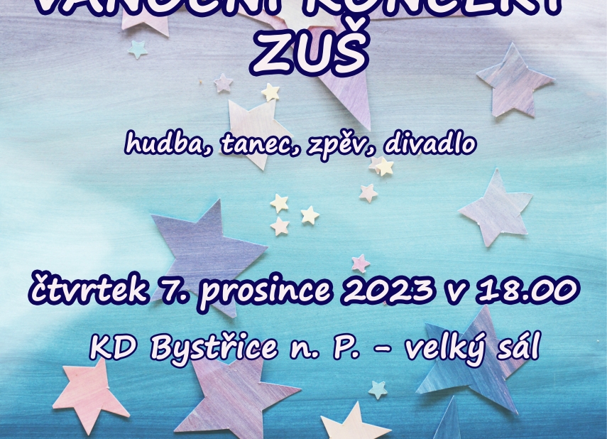 ZUŠ - VÁNOČNÍ KONCERT ZUŠ