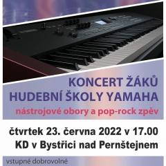 KONCERT ŽÁKŮ HUDEBNÍ ŠKOLY YAMAHA