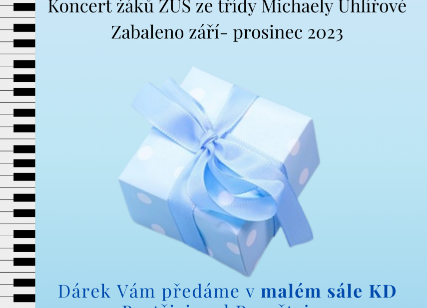 ZUŠ - VÁNOČNÍ KLAVÍRNÍ DÁREK