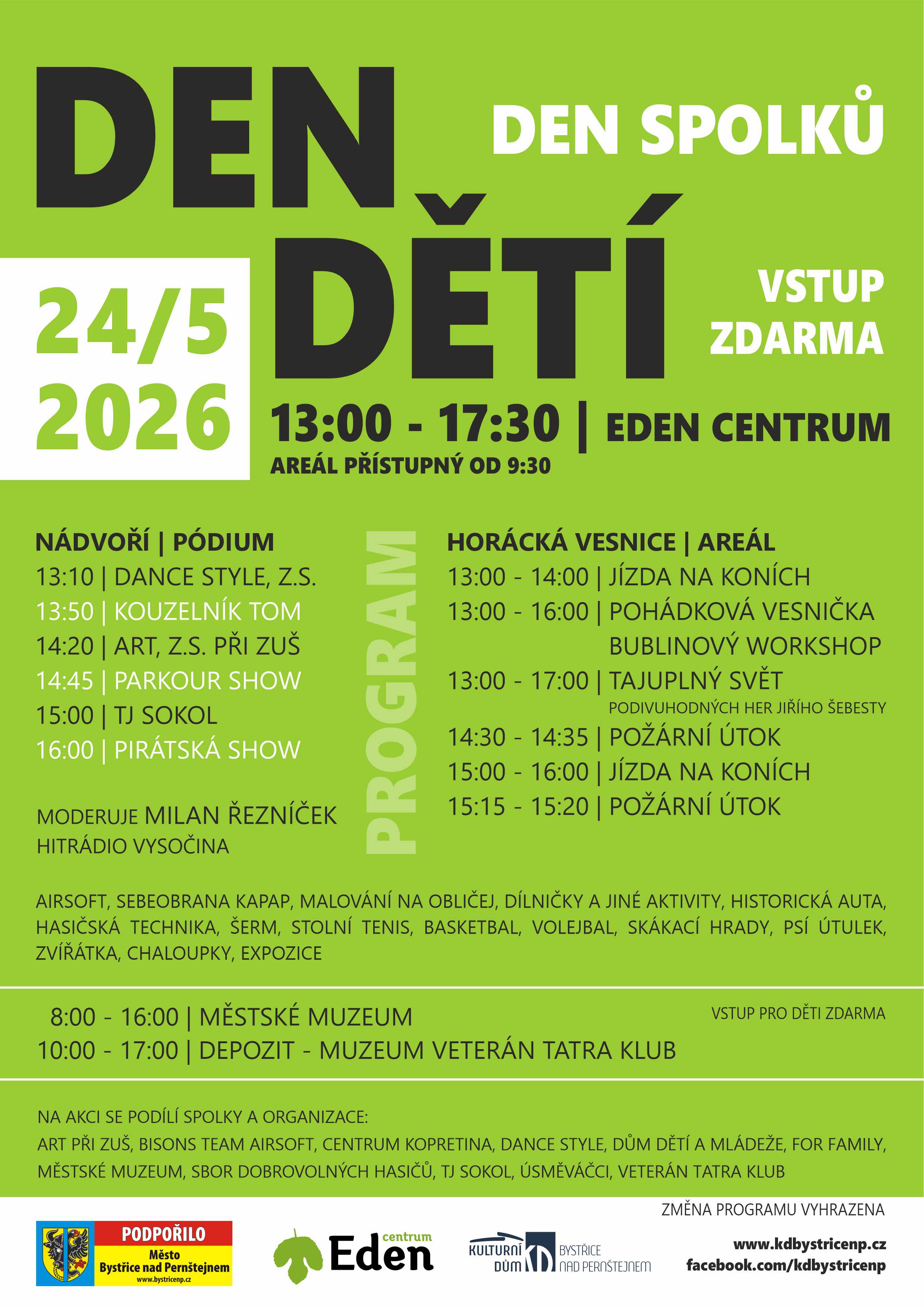 Den dětí program web 26