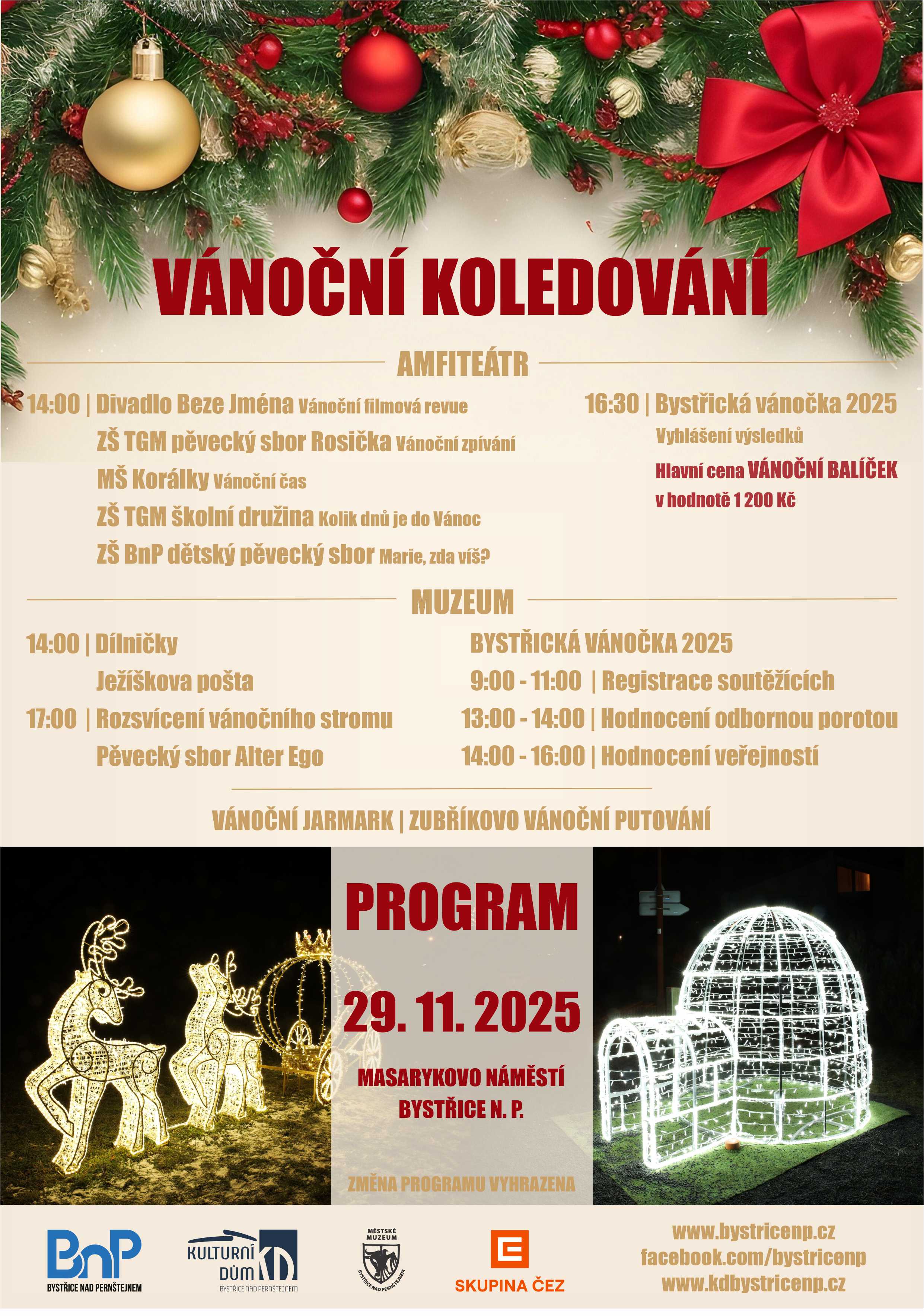 Koledování 2025 program